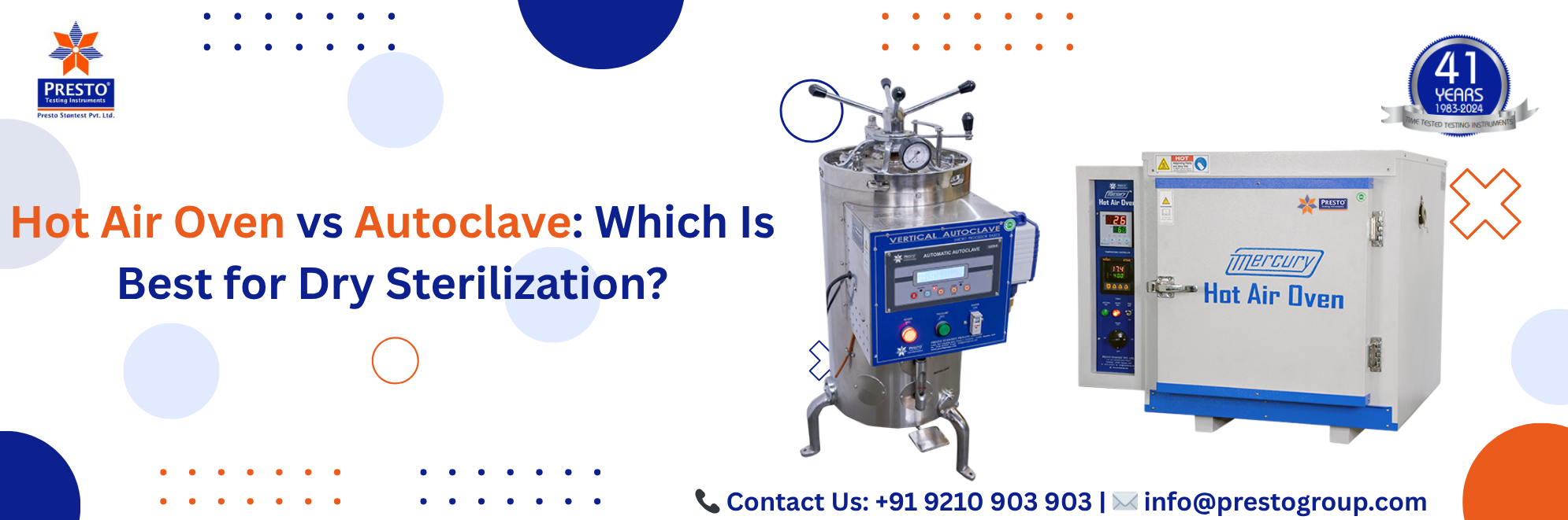 Hot Air Oven vs Autoclave: Which Is Best for Dry Sterilization?